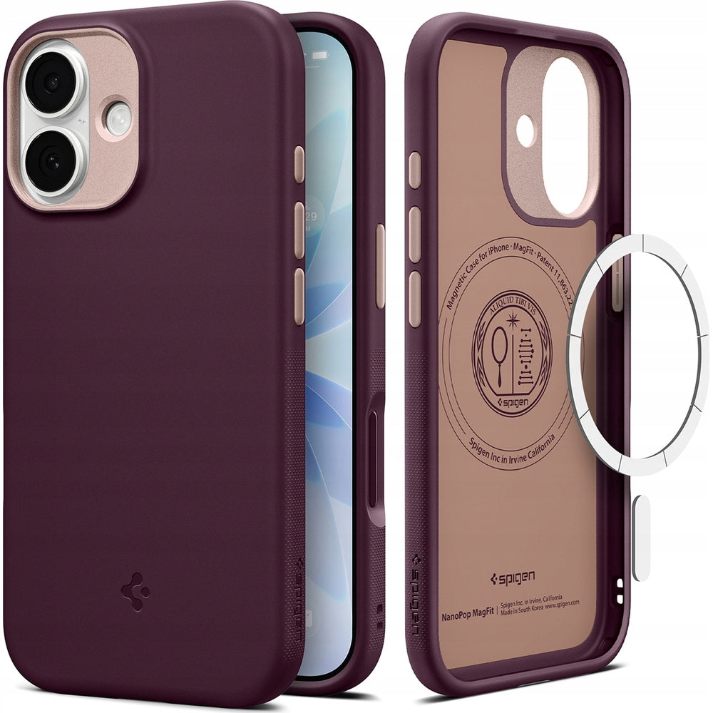 Spigen case for iPhone 17, solid, strong, slim, cover for MagSafe protective
