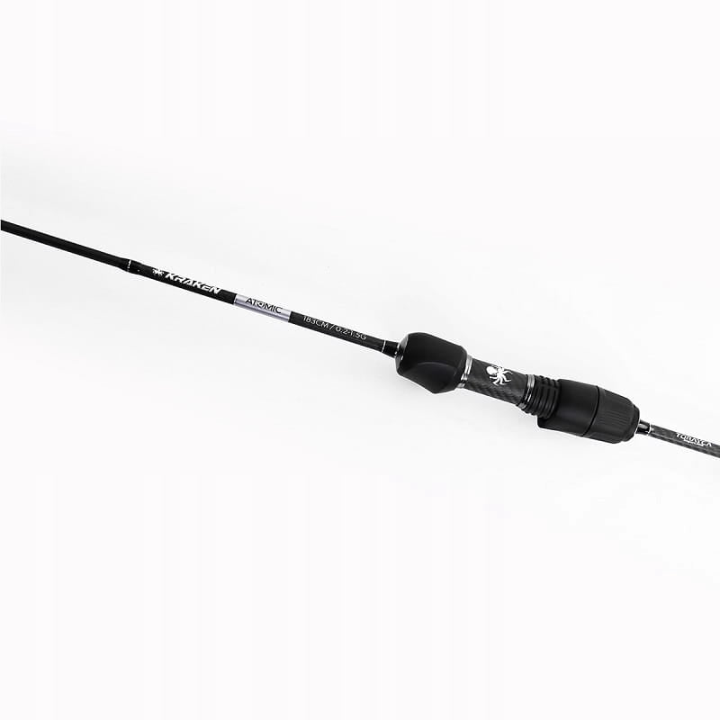 Spinning Rod Kraken Atomic 183 cm 0.2- 1,5G per Perch Whitefish Trout Rod construction type segmented