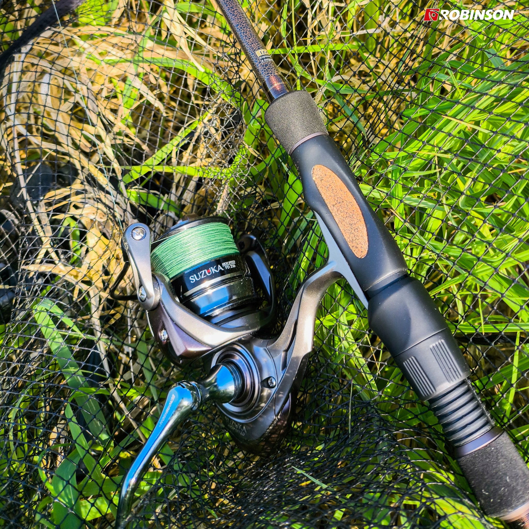Spinning reel 3000 Robinson SUZUKA FD 306 for PIKE Spining 12KG Brand Robinson