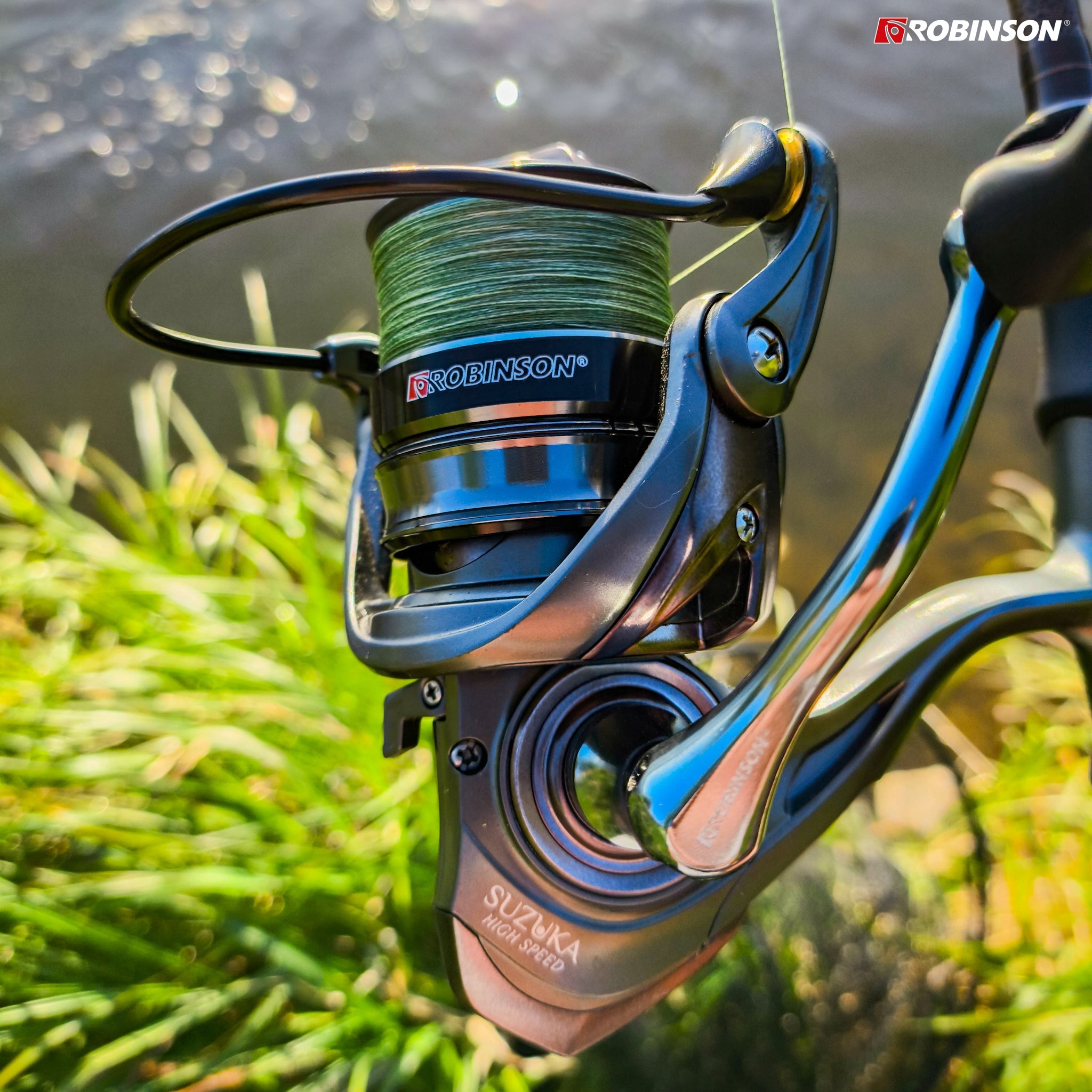 Spinning reel 3000 Robinson SUZUKA FD 306 for PIKE Spining 12KG Gear ratio 6.2:1