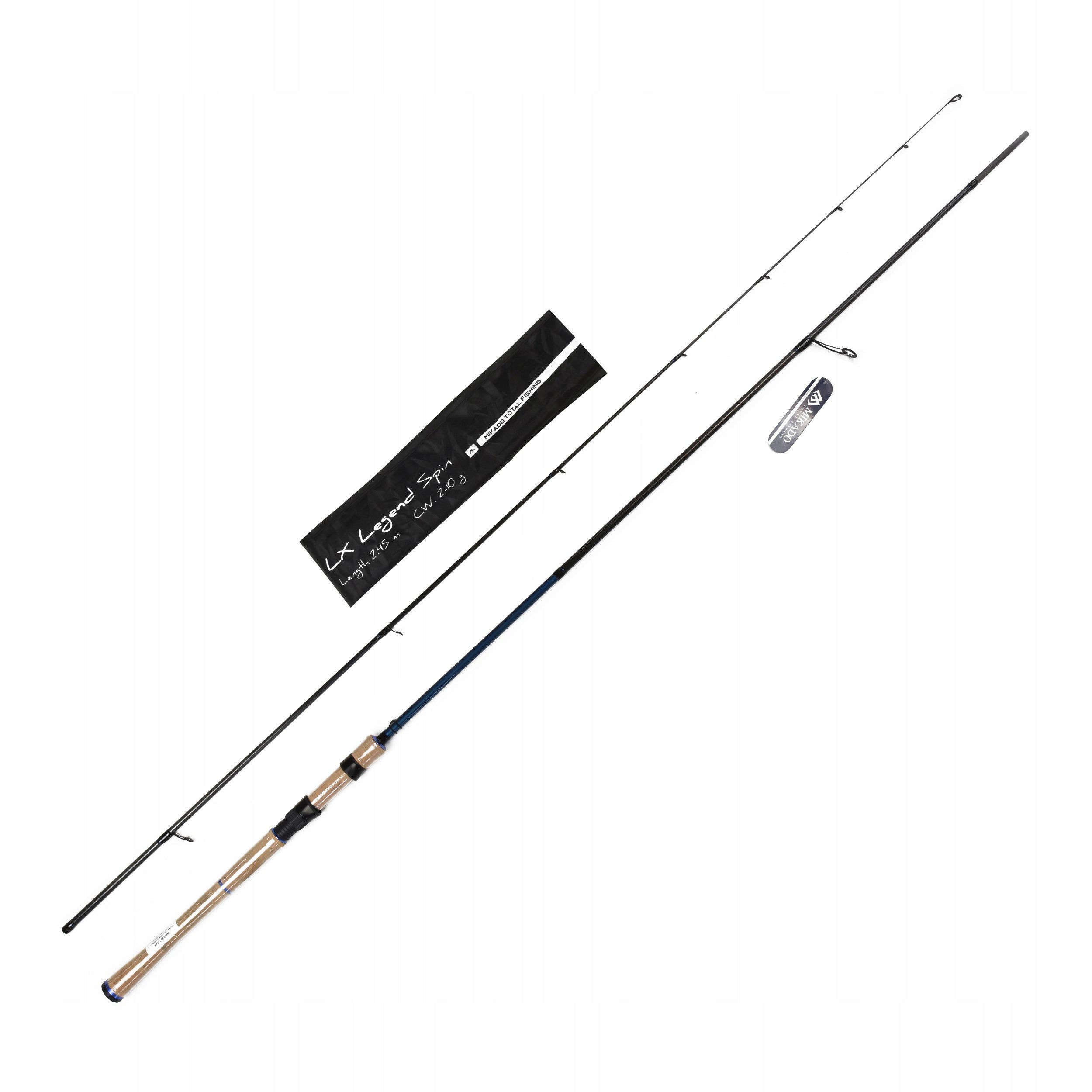 Spinning rod Mikado LX Legend Spin 2.45m 2-10g for perch + side strap