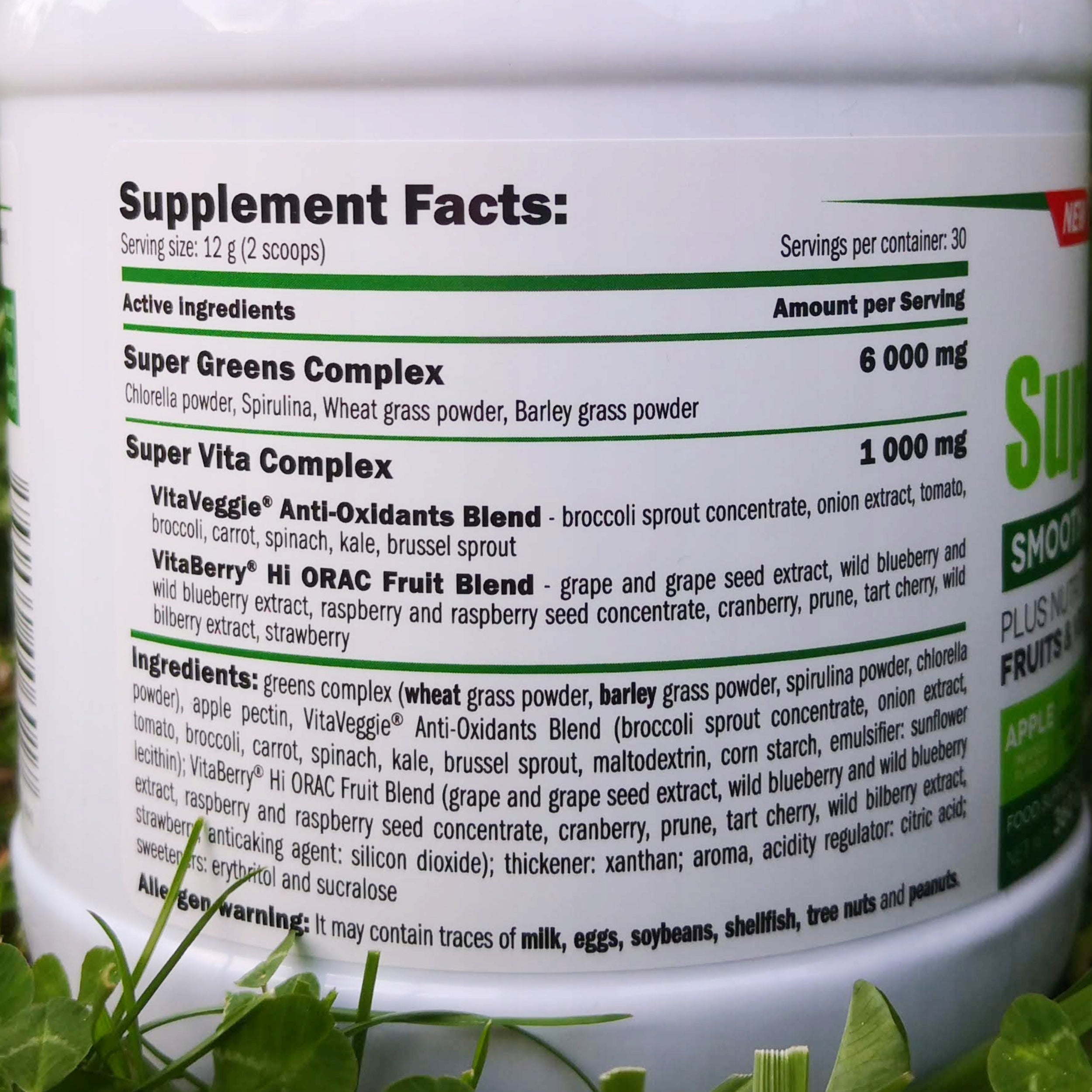 Spirulina Chlorella Young Barley Natural Vitamin Powder for 30 Days Expiration date at least six months from the date of purchase