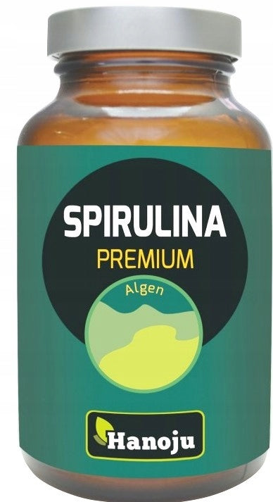 Spirulina Premium Hanoju 400 mg 300 tablets - Dietary supplement Manufacturer code 8718164781001