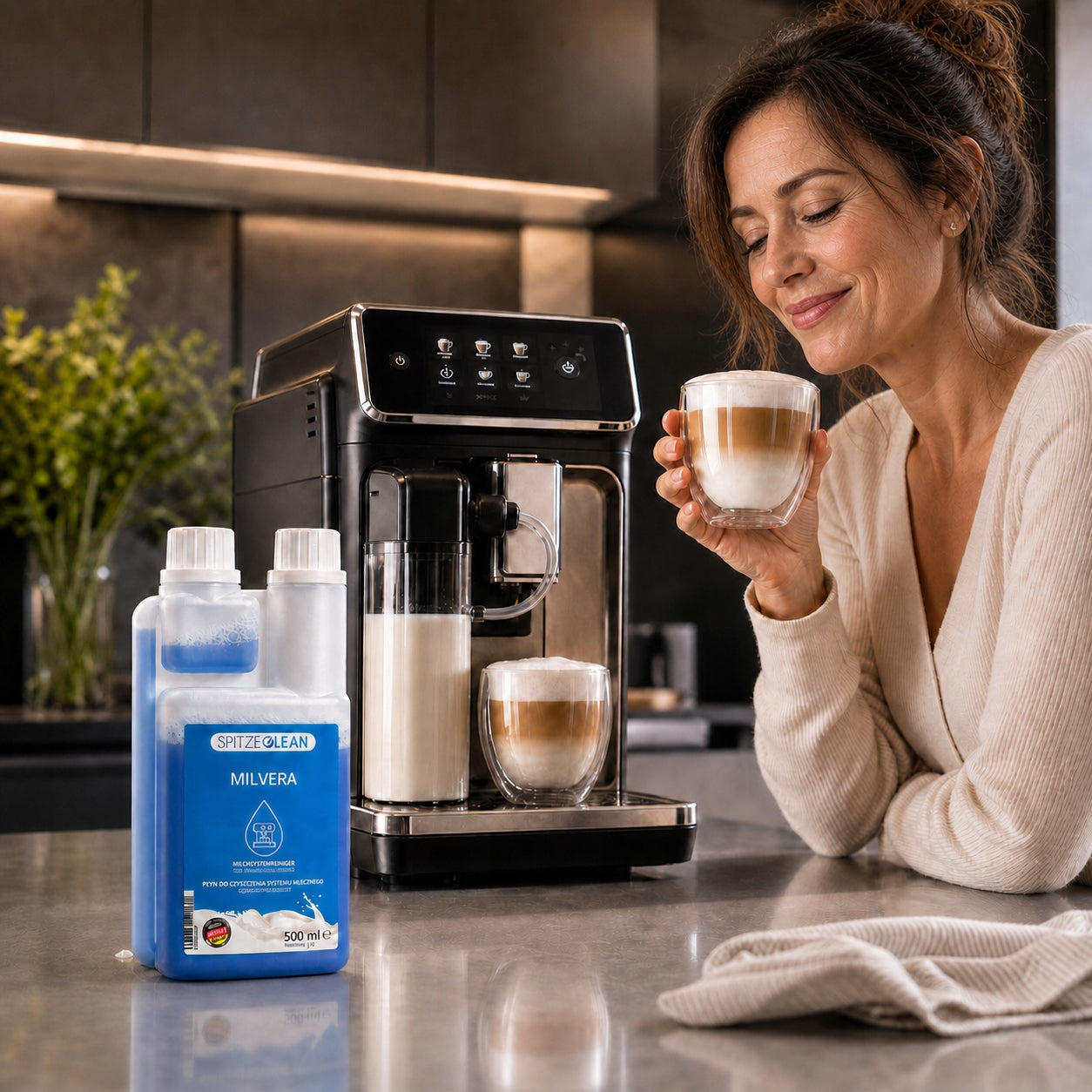 Spitze MILVERA 500 ml milk system cleaner coffee maker Packaging status original