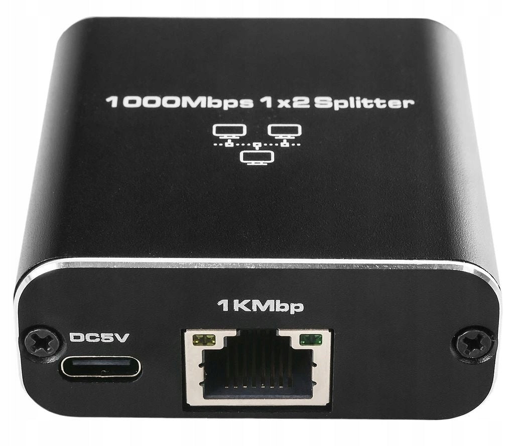Splitter Network Splitter LAN RJ45 1/2 Networks Adapter Internet Packaging status original