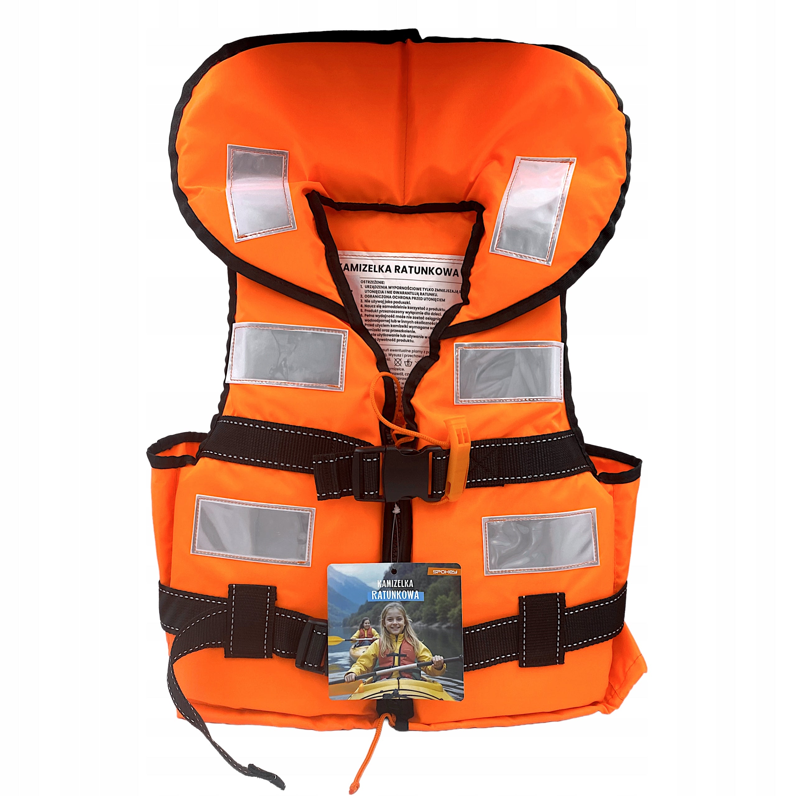 Spokey Safety vest life vest “S” 100N 30-40kg 80-112cm with collar