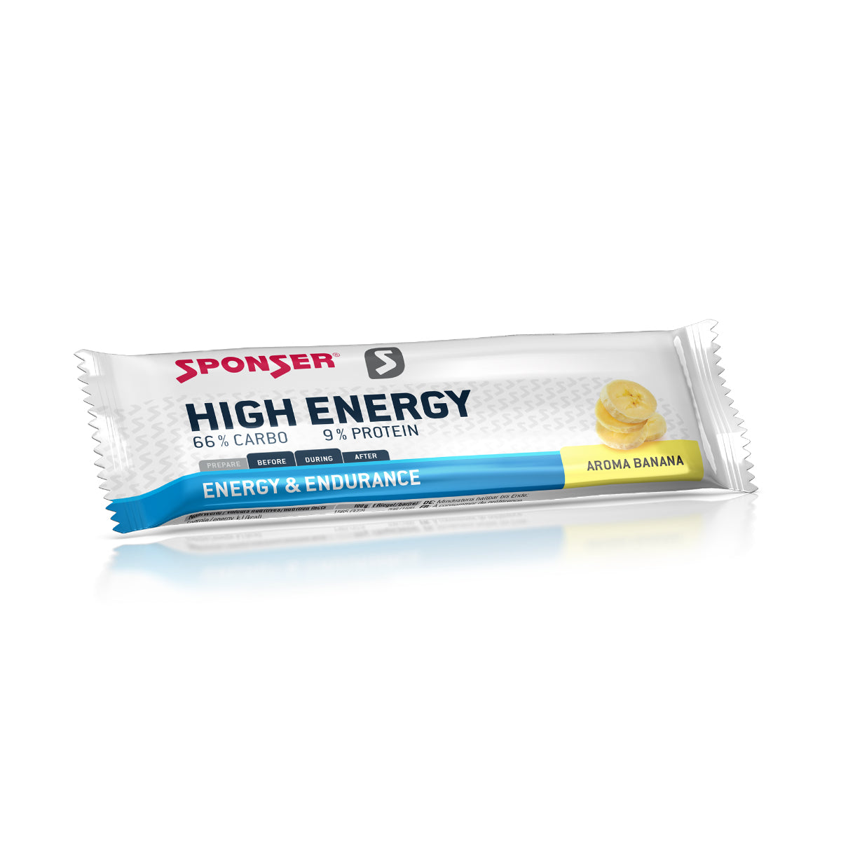 Sponser High Energy bar 45g banana Expiration date at least 1 month from the date of purchase