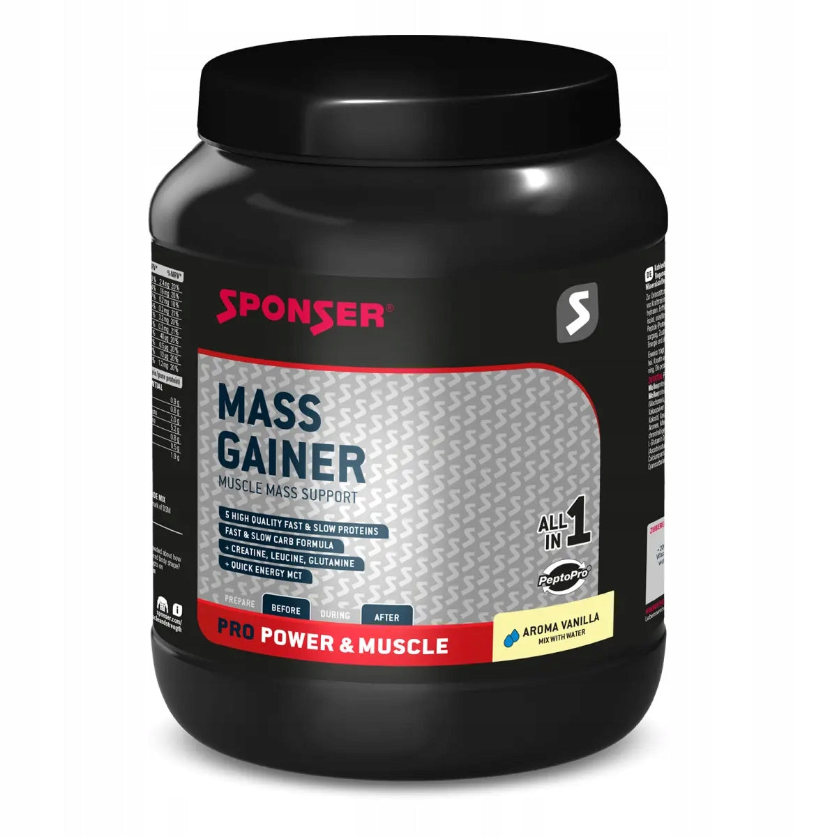 Sponser Mass Gainer 1,200g Vanilla Flavour