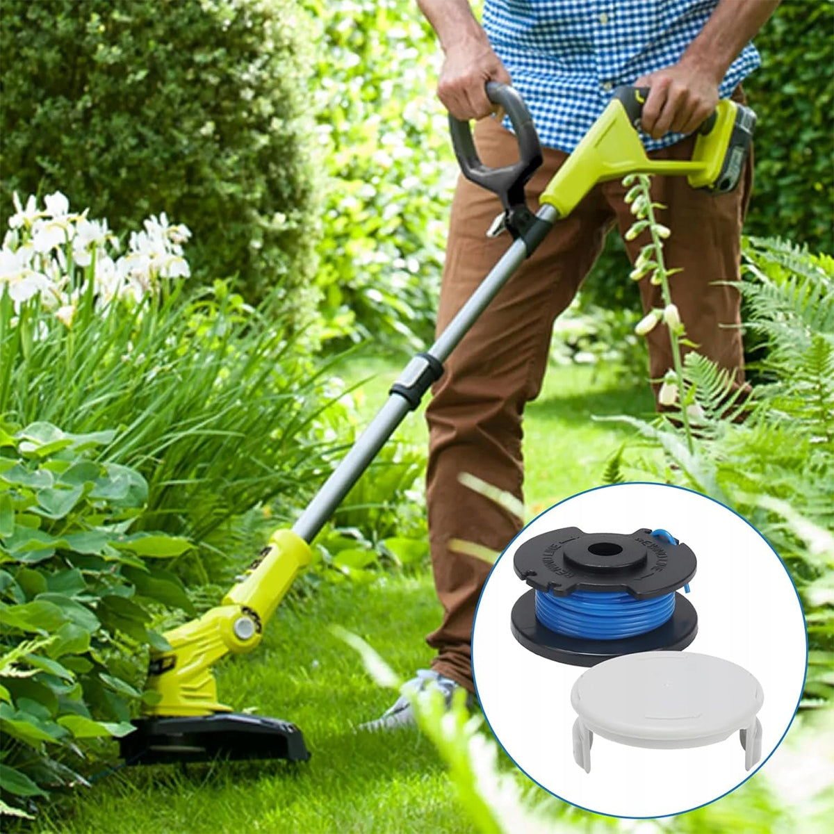 Spool with 1,65mm line for trimmer for Ryobi - 12 pieces Brand no brand