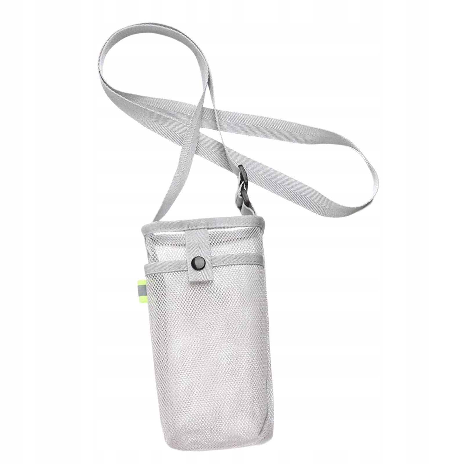 Sport Water Bottle Cover Pouch with Strap for Sports Travel Hiking Gray Brand no brand