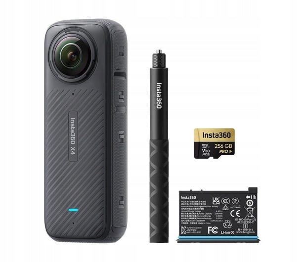 Sportovní kamera Insta360 X4 Adventure Bundle 4K UHD