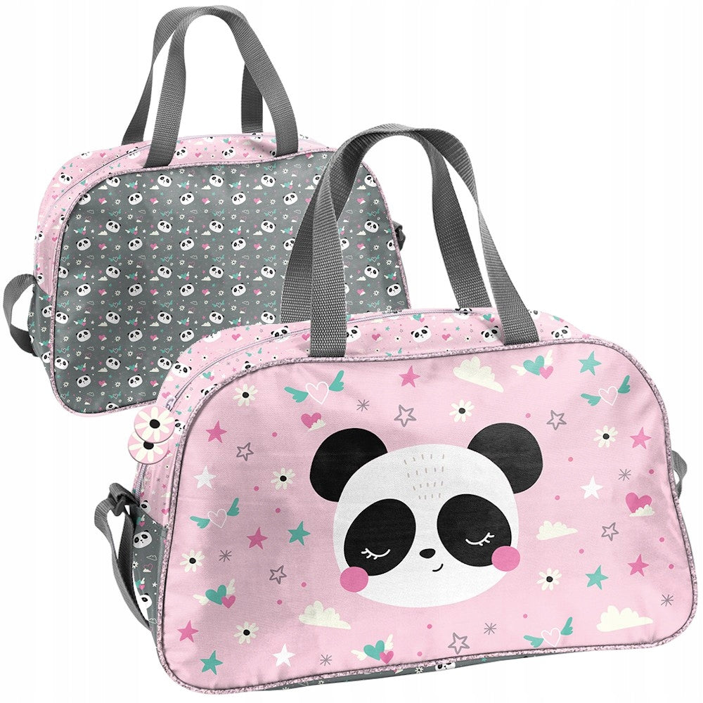 Sports BAG Bear Panda pink | For swimming pool training travel school