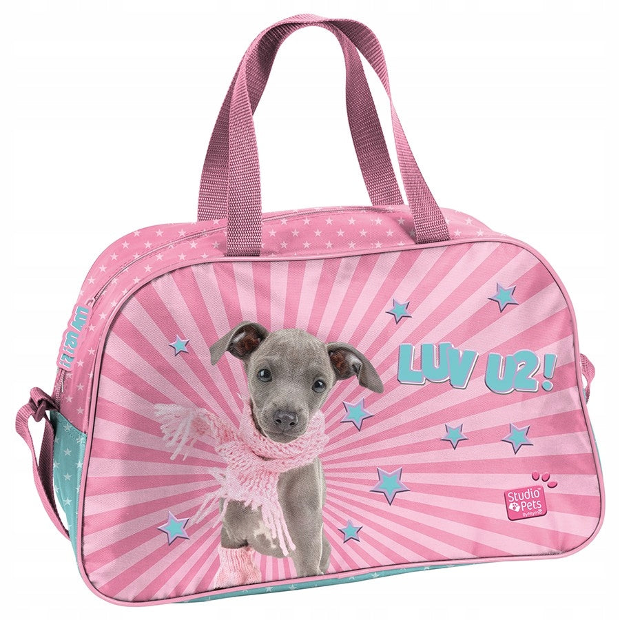 Sports BAG Pink Dog | For Swimming Pool Travel School Training Manufacturer code PT25CH-074