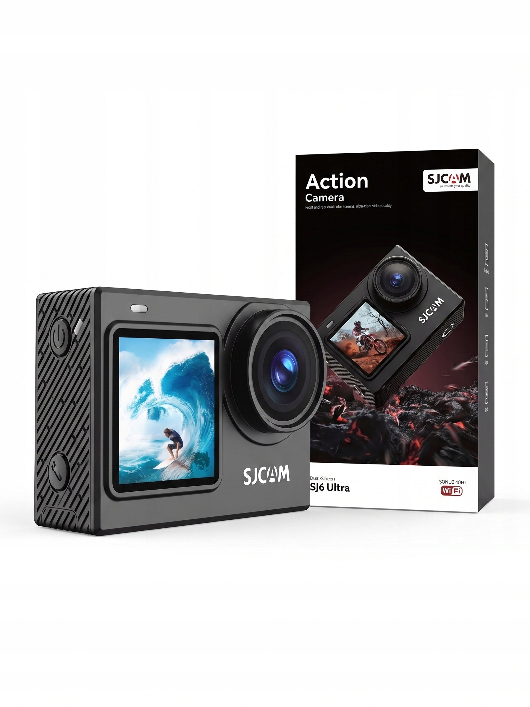 Sports Camera SJCAM SJ6 Ultra 4K Dual Screen WiFi Waterproof + ACCESSORIES