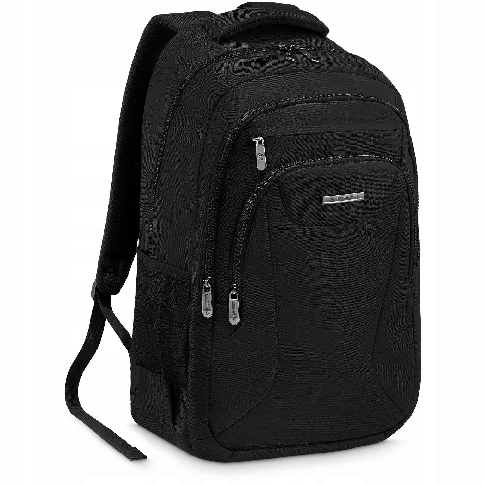 Sports Large Men's Black School Backpack with Laptop Space 17" ZAGATTO Packaging status original