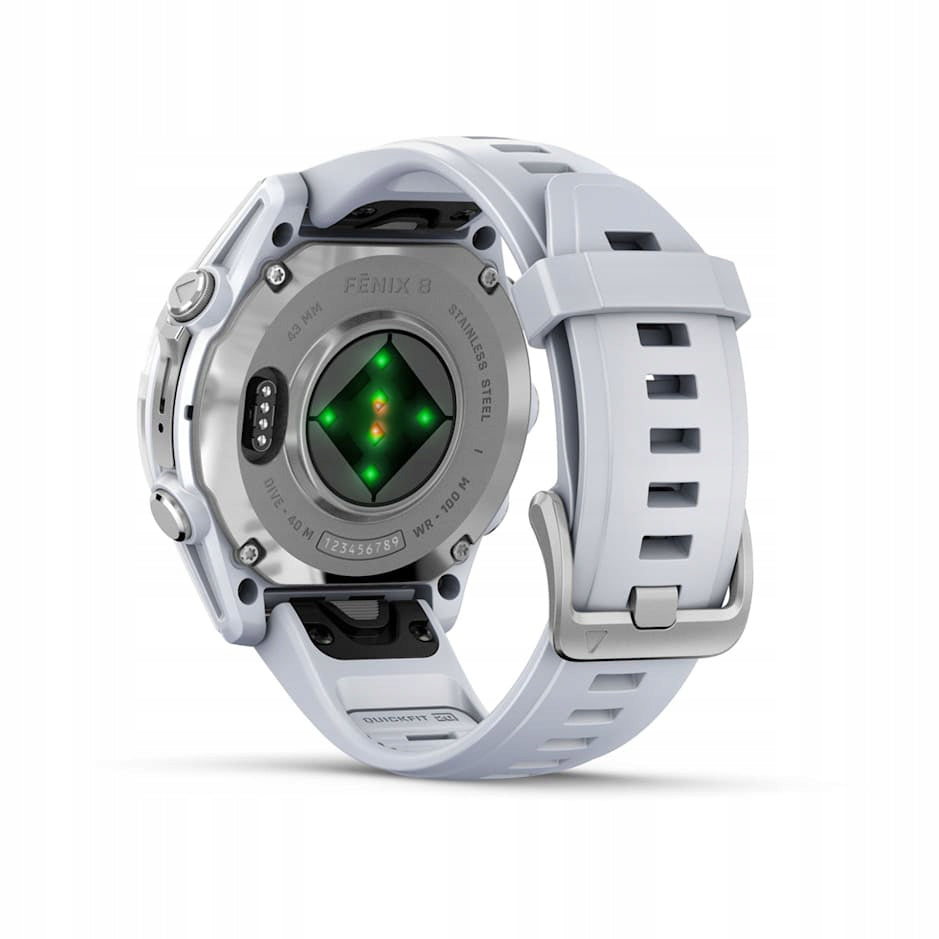 Sports Smartwatch GARMIN Fenix 8 43mm Amoled white Manufacturer code 010-02903-00