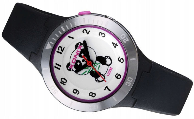 Sports Watch Black Children's Waterproof Original Anti-Allergic An