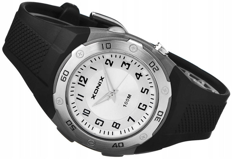 Sports Watch Black For Boy Hand Multifunctional Water Flashlight