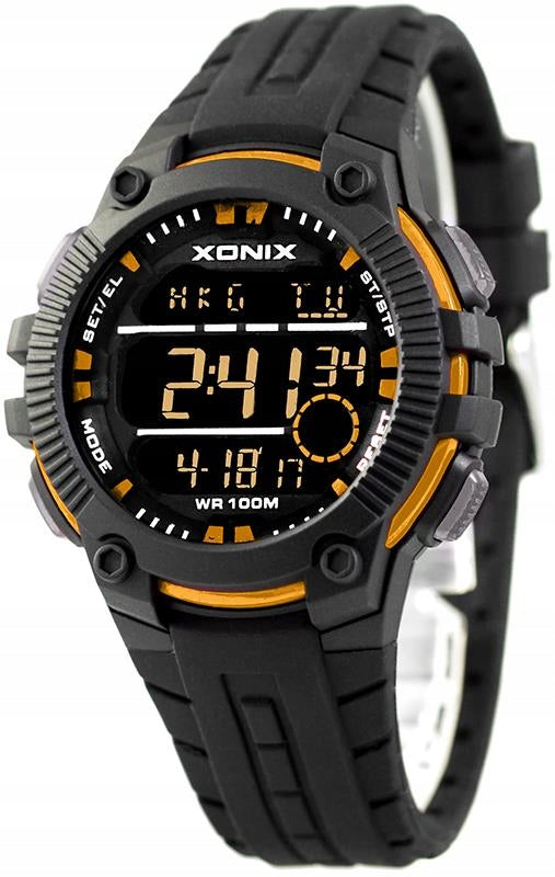 Sports Watch Black Men's Alarm For Runners Waterproof Stopwatch Brand Xonix