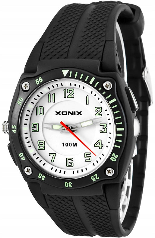 Sports Watch, Black, Men's, Hand, Analog, Anti-Allergic, La Brand Xonix