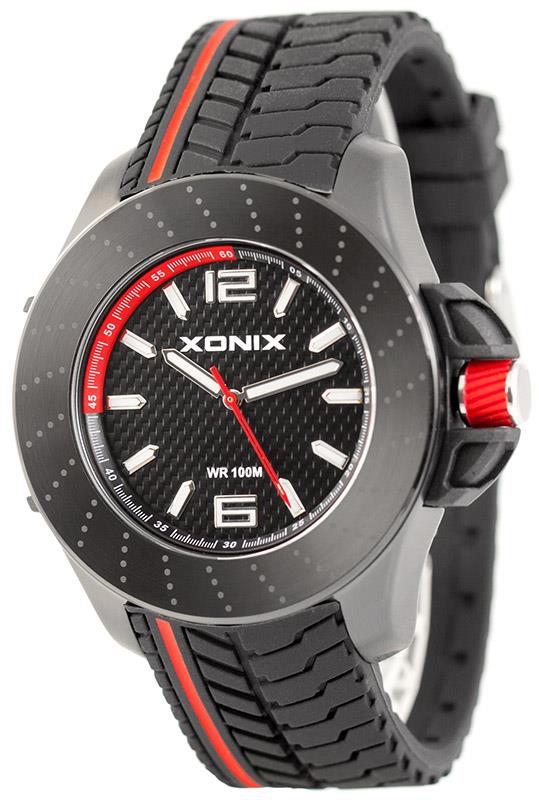 Sports Watch Black, Red Men's Analog Waterproof XONIKS Point Brand Xonix