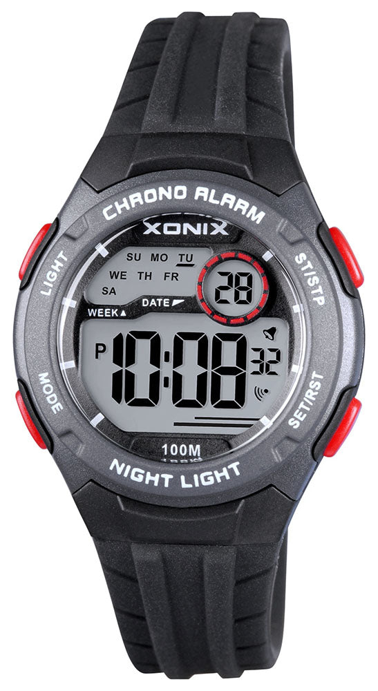Sports Watch Black Women's Original Waterproof Digital Alarm