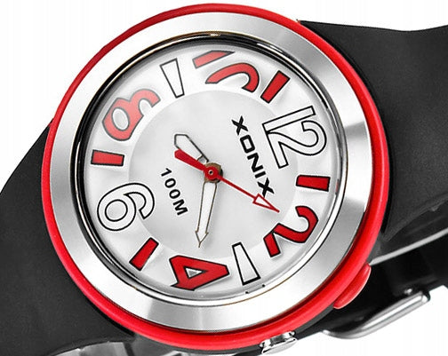 Sports Watch Black Women's Waterproof Anti-Allergic Tip Sili Additional features nickel-free