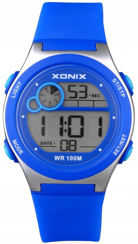 Sports Watch Blue Children's Digital Original Backlight Water Brand Xonix