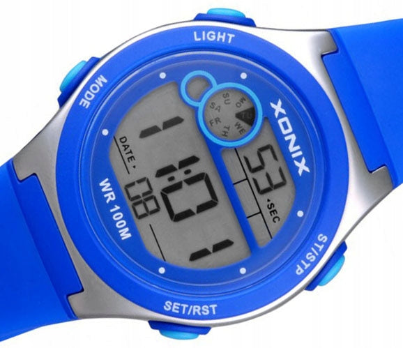 Sports Watch Blue Children's Digital Original Backlight Water