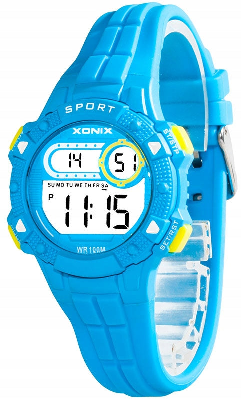 Sports Watch Blue For Boy Lightweight Waterproof Timer Electronic Brand Xonix
