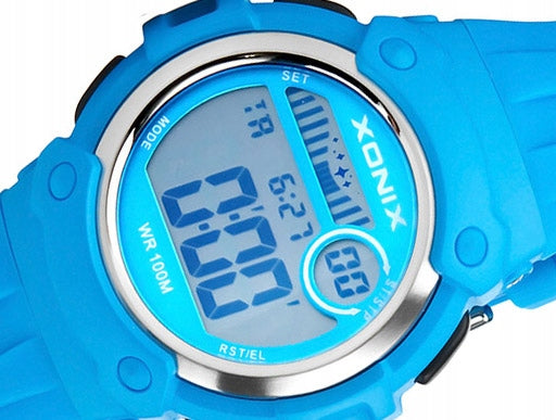 Sports Watch, Blue, Women, For Girls, Electronic, Digital Additional features nickel-free