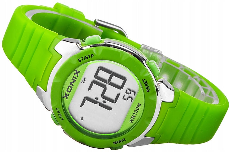 Sports Watch Green For Girls Electronic Anti-Allergic Cheap