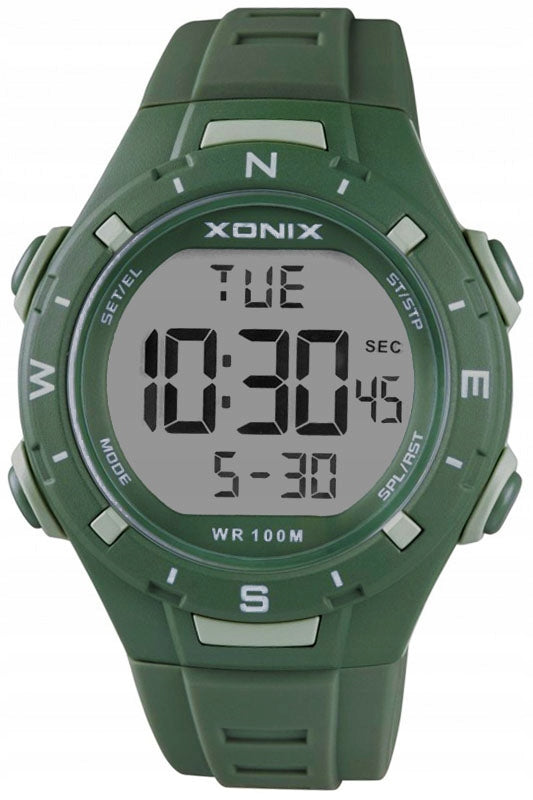 Sports Watch Green Men's Adventure Anti-Allergic Waterproof Backlight Brand Xonix
