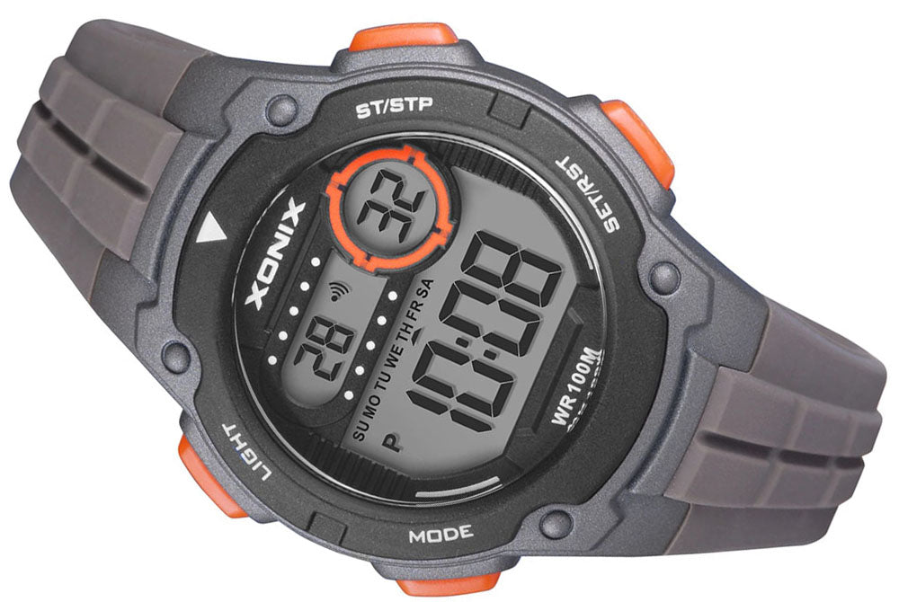 Sports Watch Grey Children's Original Waterproof Anti-Allergic Elek