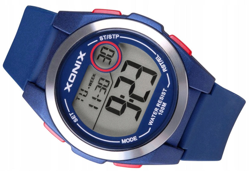 Sports Watch Navy Blue Unisex Digital Swimming Waterproof Timer