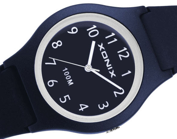 Sports Watch, Navy Blue, Women's, For Girls, Children's, Anti-Allergies Additional features nickel-free