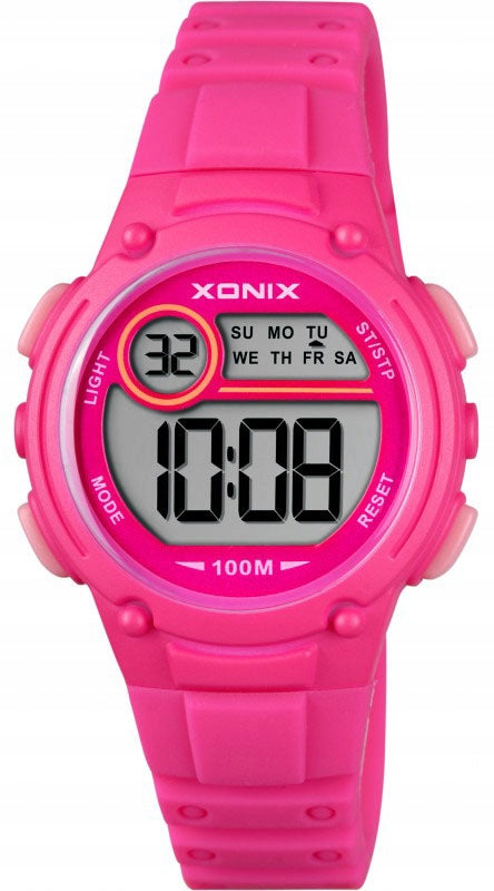 Sports Watch Pink Children's Small Electronic Backlight Waterfall Brand Xonix