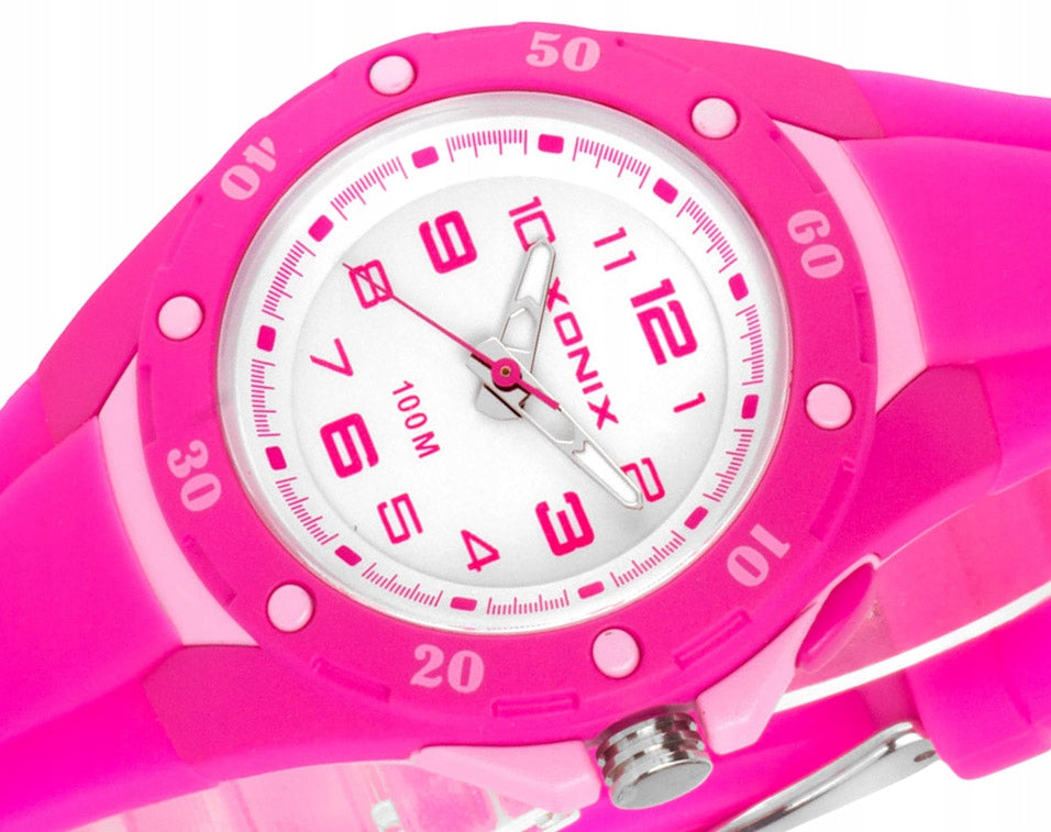Sports Watch Pink For Girls Waterproof Original Tip Additional features nickel-free
