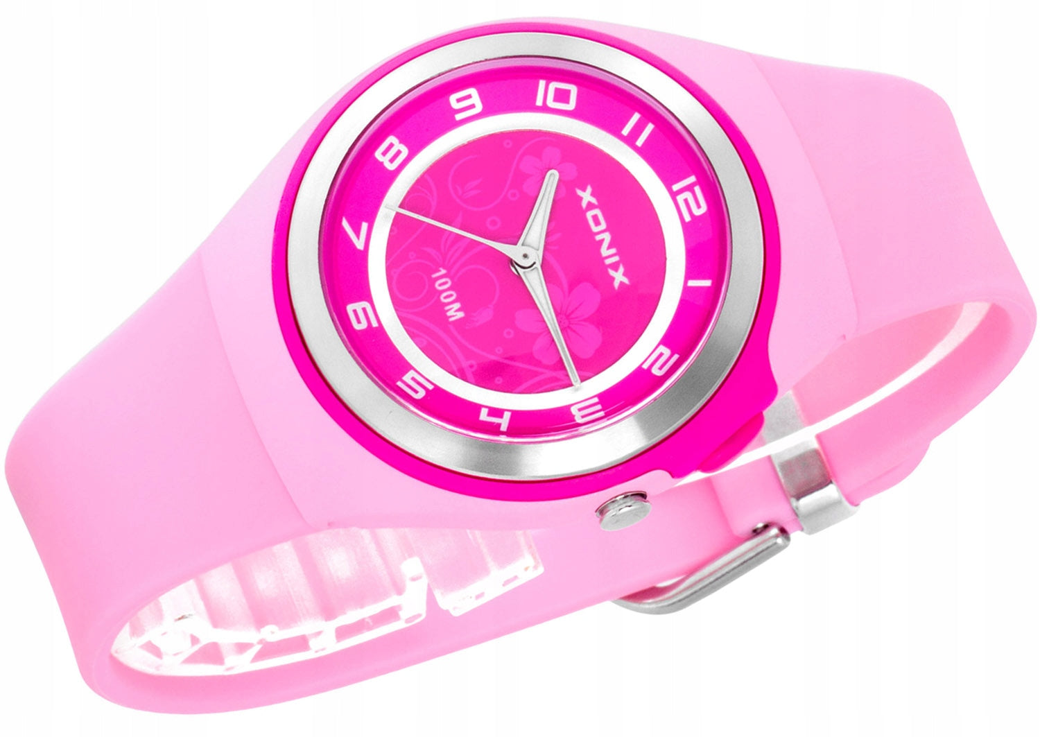 Sports Watch Pink Women's Backlight Analog Waterproof XONIKS Additional features nickel-free