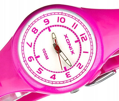 Sports Watch, Pink, Women's, For Girls, Hand, Analog, Additional features nickel-free