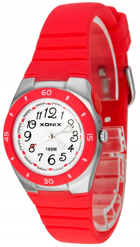 Sports Watch Red Women's Backlight Waterproof Original Anti