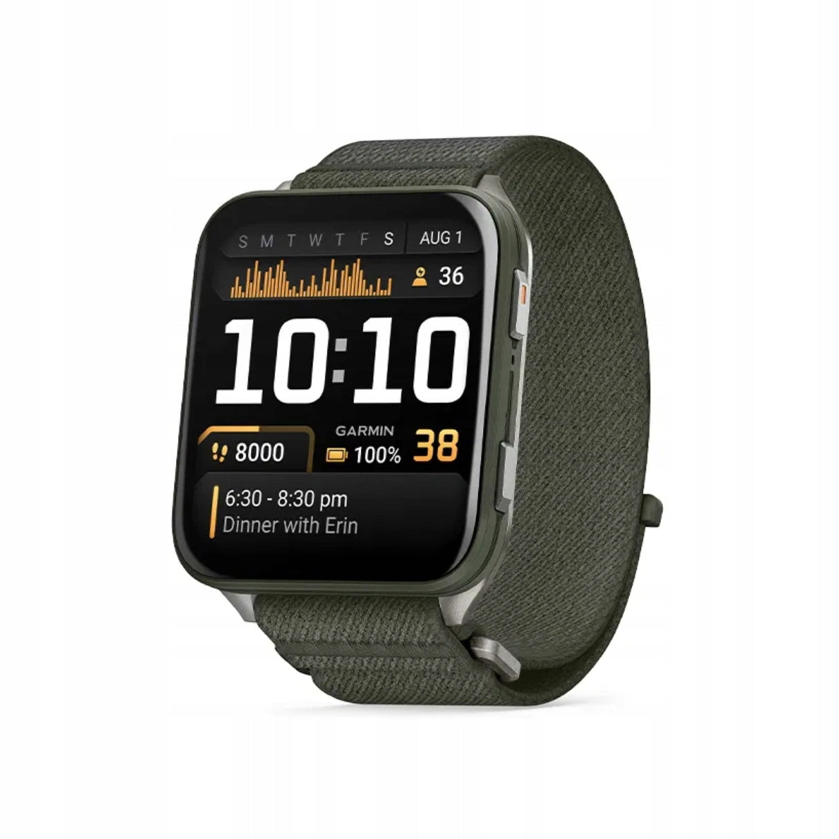 Sports Watch Smartwatch Garmin Venu X1 green Premium GPS Watch