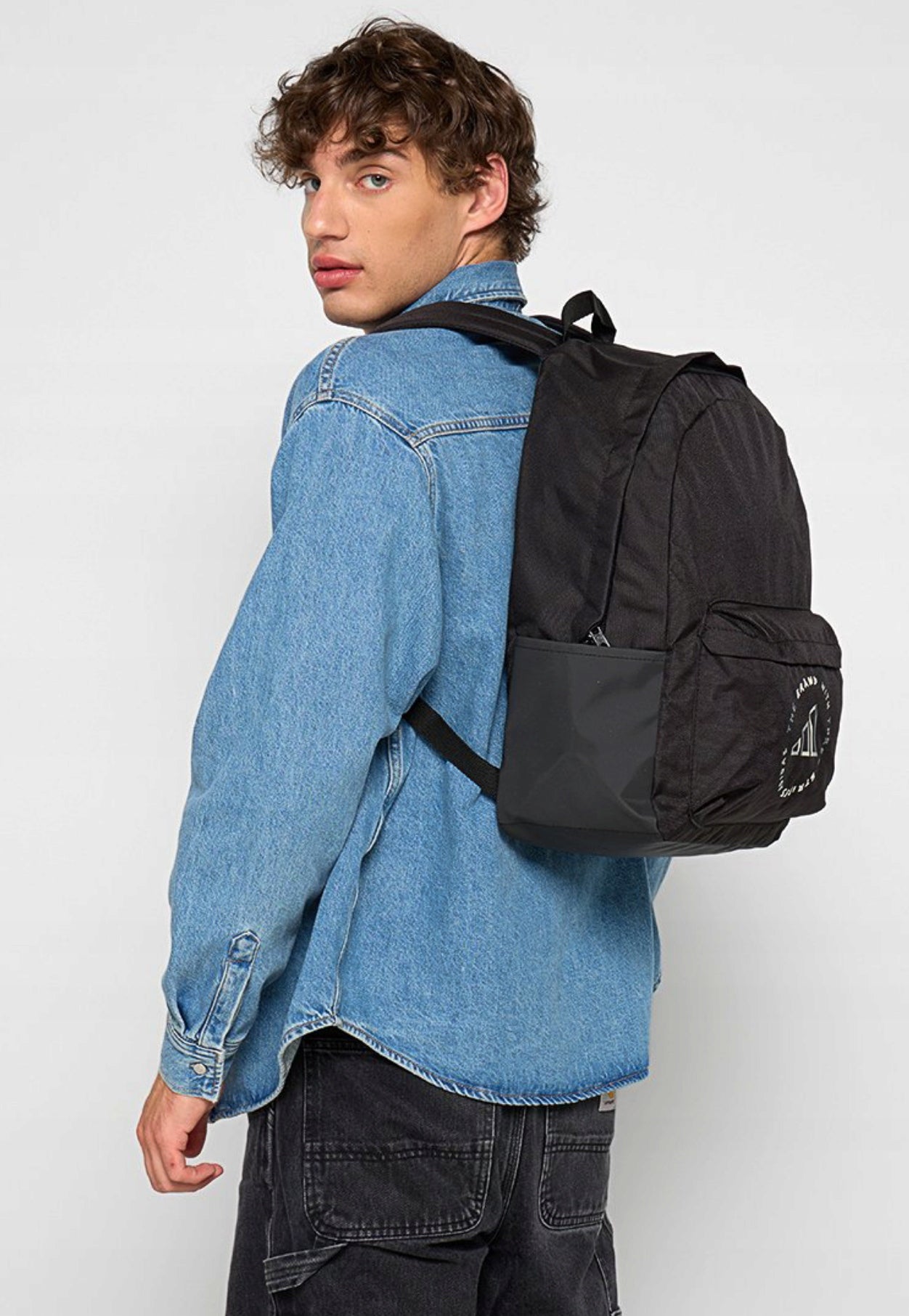 Sports backpack ADIDAS black large with logo - 28L Brand adidas