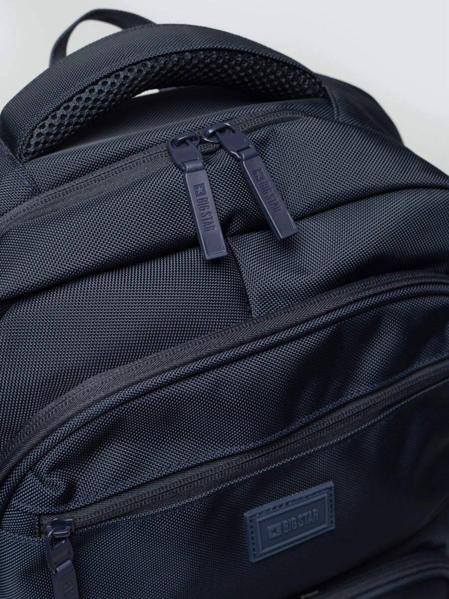 Sports backpack BIG STAR navy blue Amerigos 403 Main pattern plain