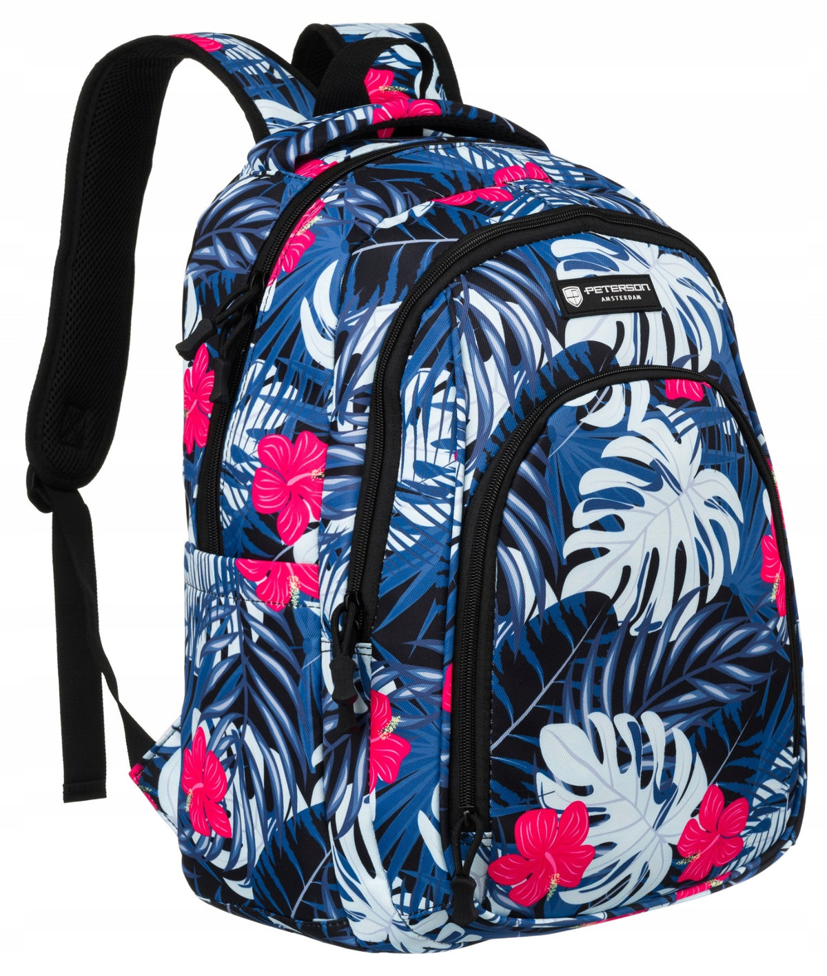 Sports backpack school two-chamber satchel with USB for school PETERSON