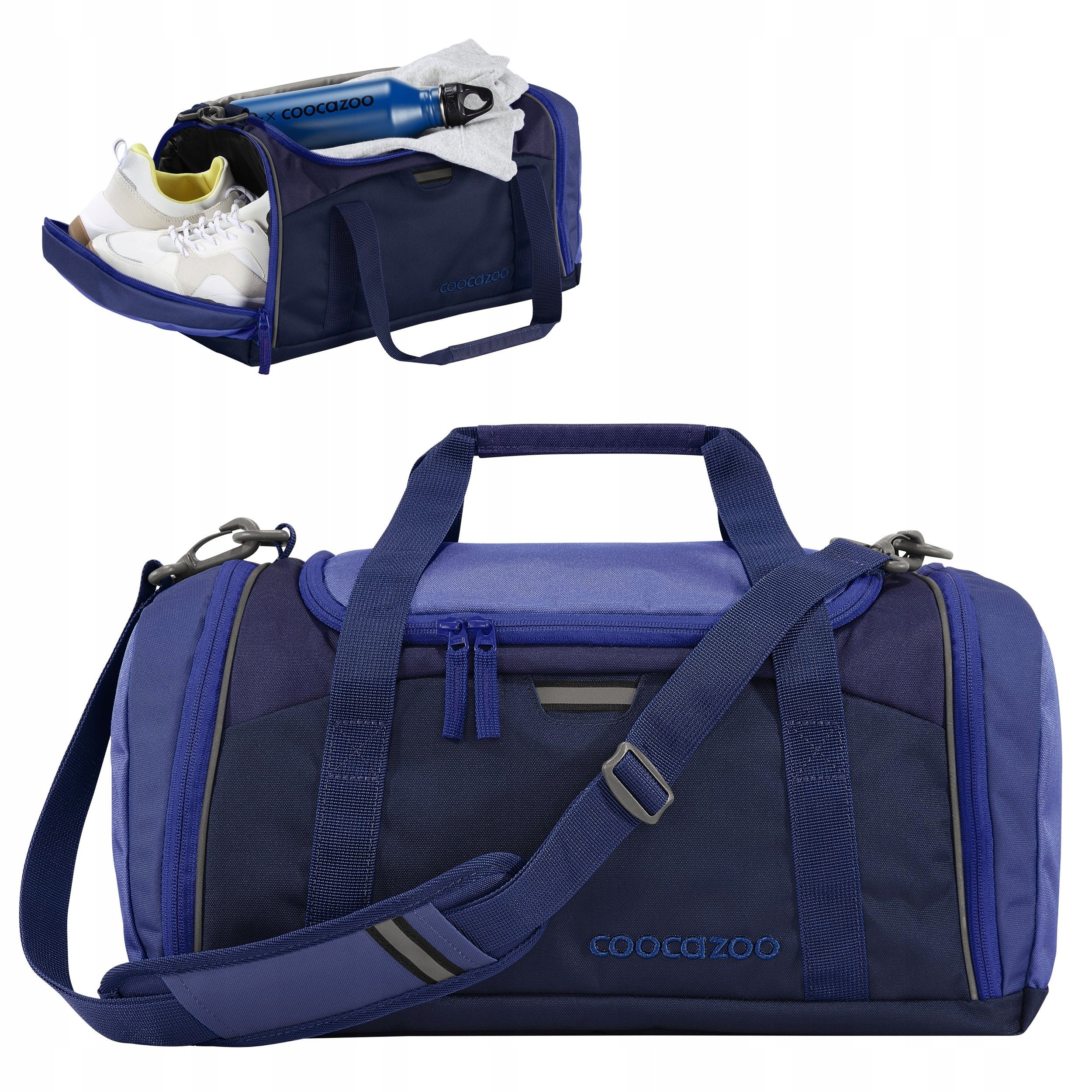 Sports bag COOCAZOO 20L for school pool 42x20x21cm All Blue