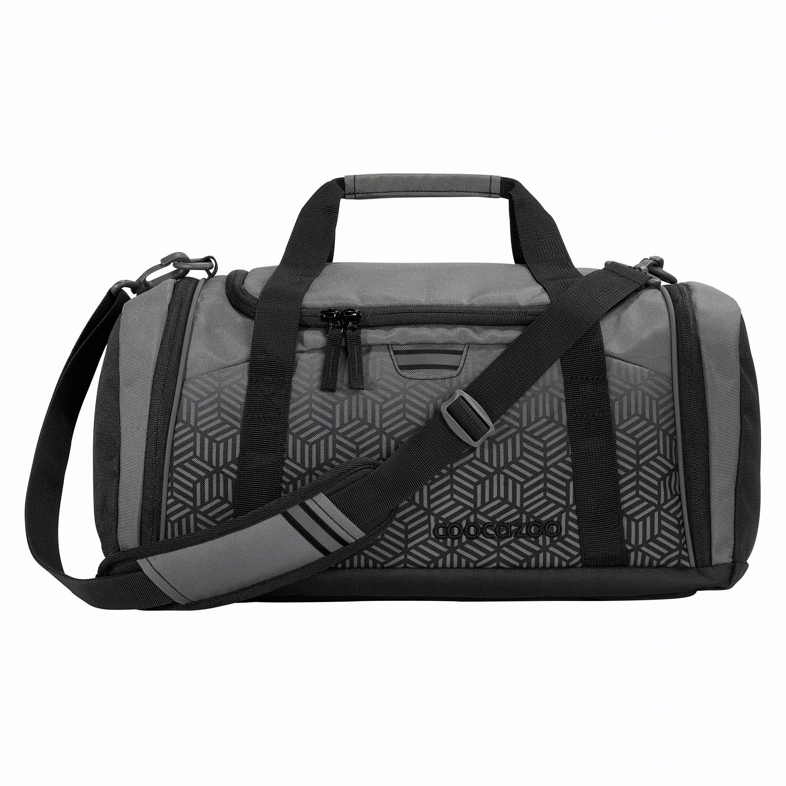Sports bag COOCAZOO 20L for school pool 42x20x21cm Black Carbon