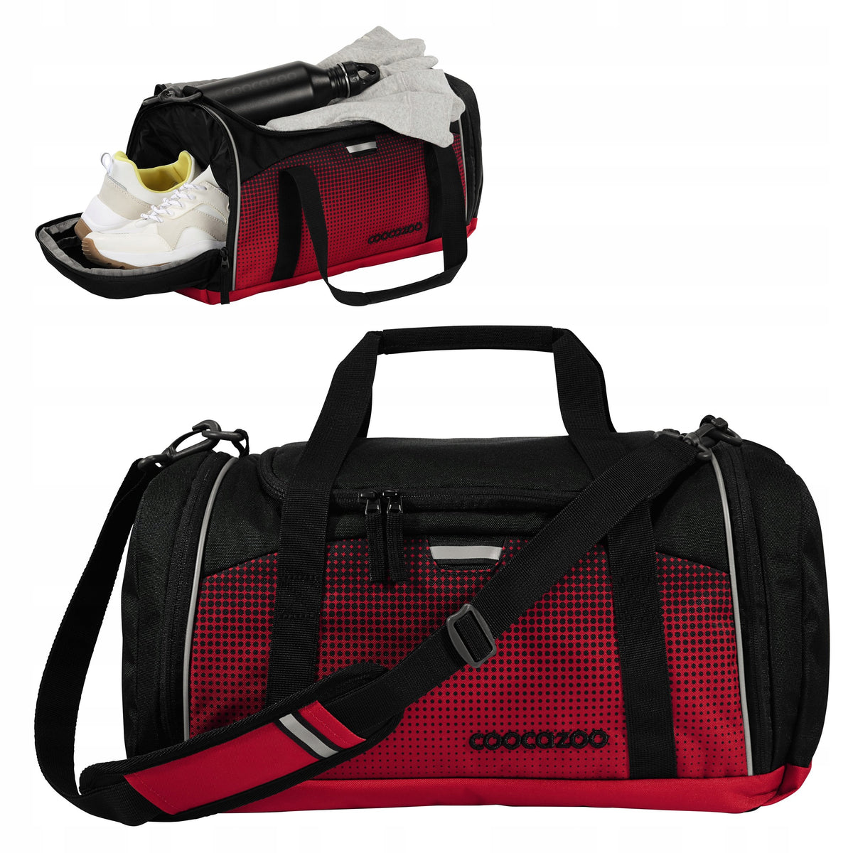 Sports bag COOCAZOO 20L for school pool 42x20x21cm Blazing Fire