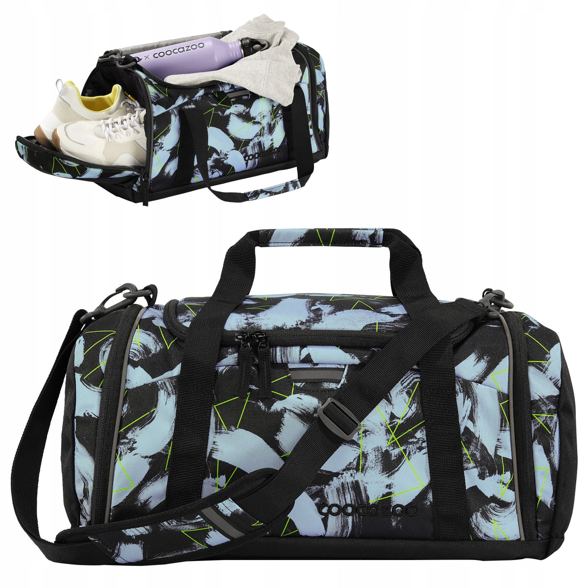 Sports bag COOCAZOO 20L for school pool 42x20x21cm Electric Storm