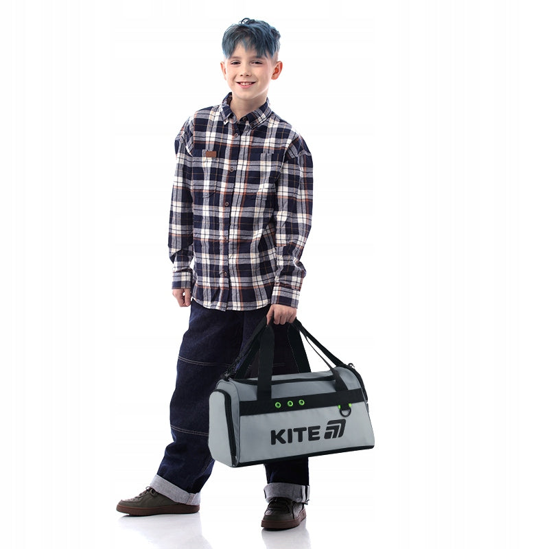 Sports bag for school for boy for training pool WF grey strap Kite Packaging status original